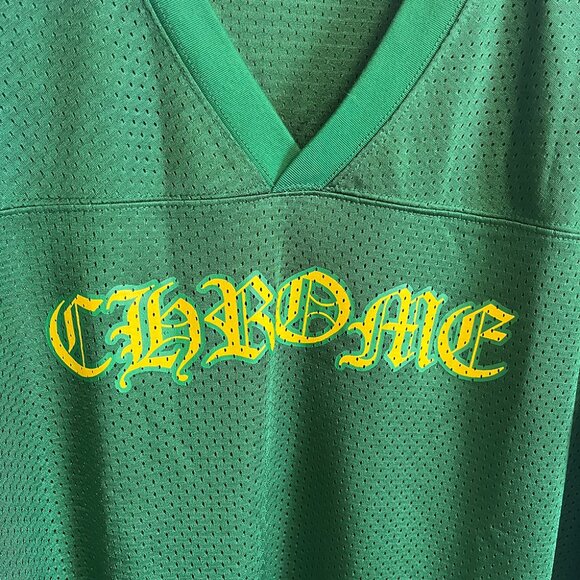 Chrome Hearts Green Medium Warm Up Jersey - Picture 3 of 7